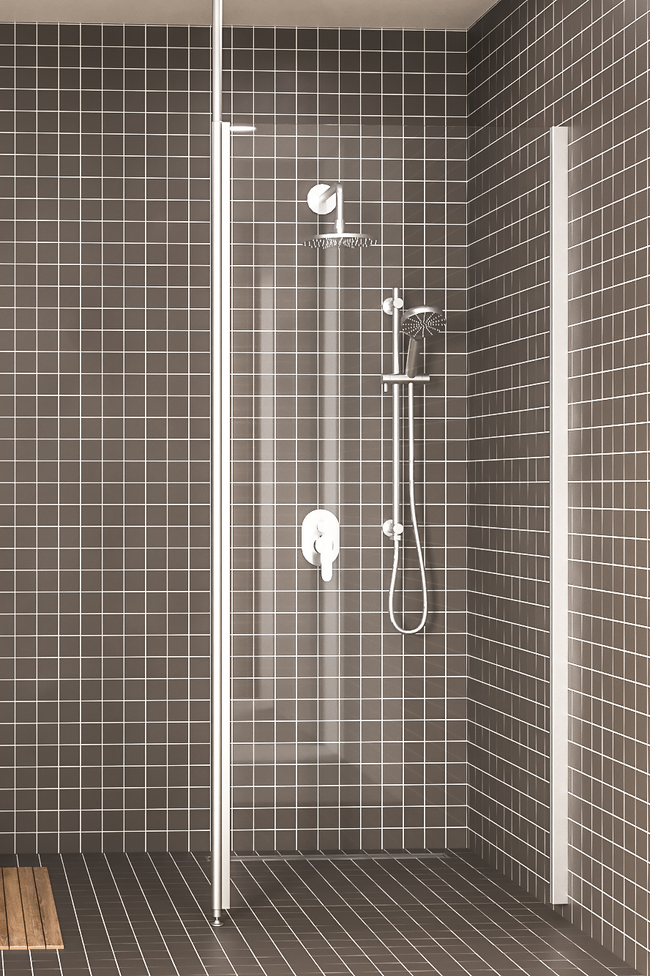 Shower screen with telescopes Express 831
