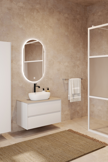 Allaskaluste ovaalilla malja-altaalla Luna L12