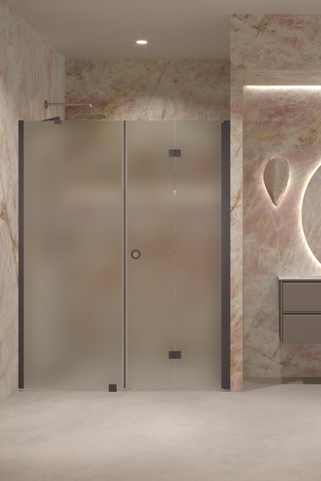 Tilanjakaja kiinteällä seinällä ja taittuvalla ovella Forma 318