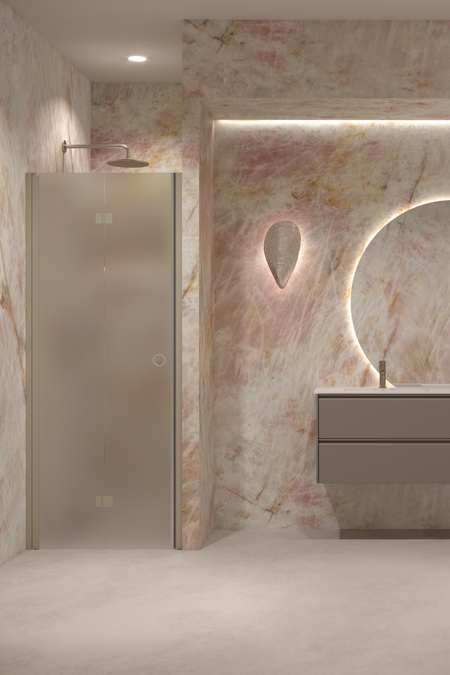 Taittuva suihkuovi magneettilukituksella Forma 383