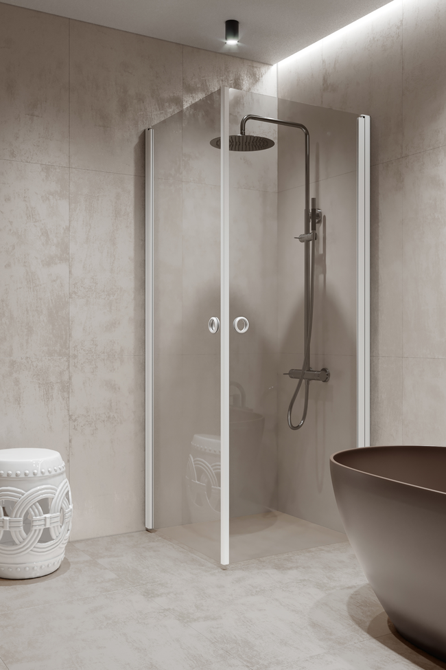 Shower enclosure with hinged doors Forma 372