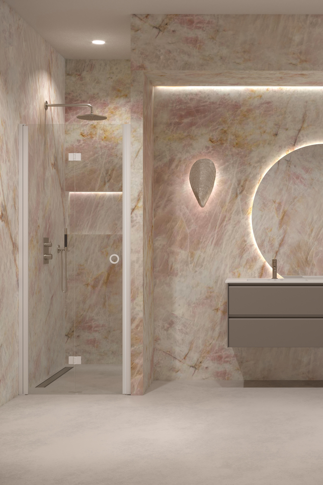 Taittuva suihkuovi magneettilukituksella Forma 383