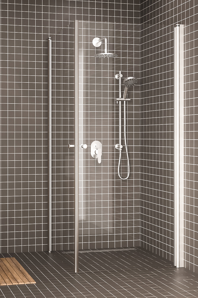 Shower enclosure with hinged doors Express 848 (812x812)