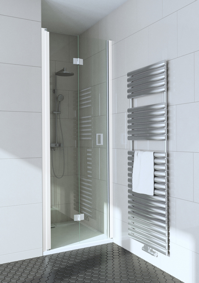 Vikbar duschdörr med magnetlåsning Fenic 336 (313+319)