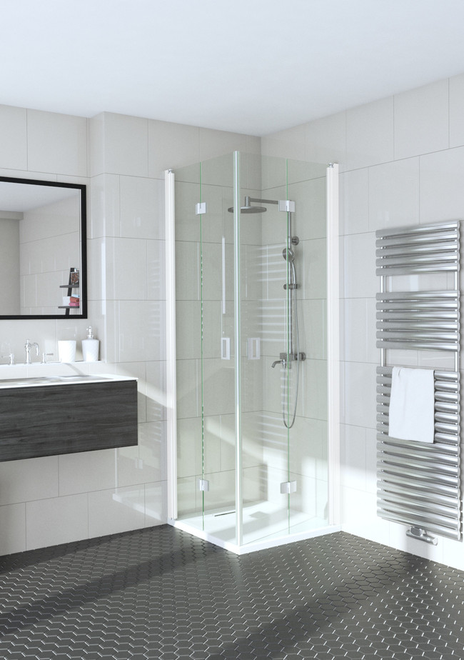 Shower enclosure with folding doors Fenic 361 (313x313)