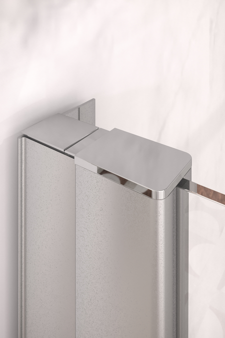Breddningsprofil för fasta duschväggar i Forma-serien, standardhöjd Breddningsprofil (+34 mm)