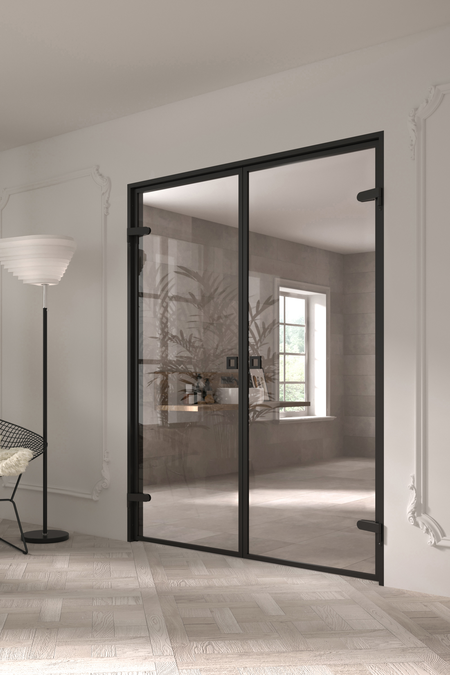 Glass double doors Inne M09 New York