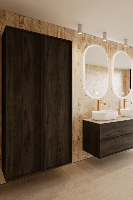 Tupla korkea kaappi kahdella ovella Casa H17