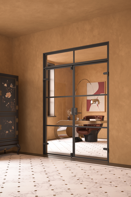 Lasipariovet salpalukituksella ja yläikkunalla Inne M17 Tokyo