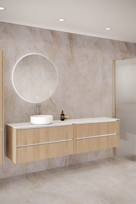 Tupla-allaskaluste pyöreällä malja-altaalla Classic K04