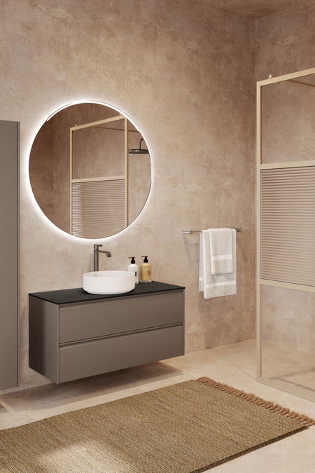 Allaskaluste pyöreällä malja-altaalla Luna L08