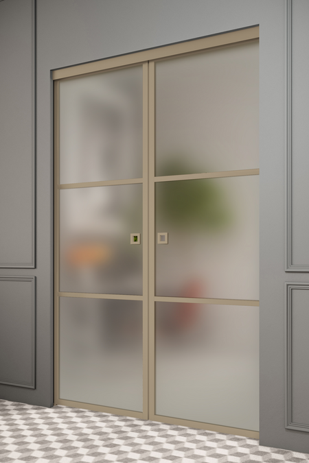 Pocketdoor pariovet soft closing -mekanismilla Inne P2T Tokyo